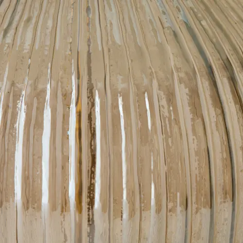 Ribbed Glass Table Lamp